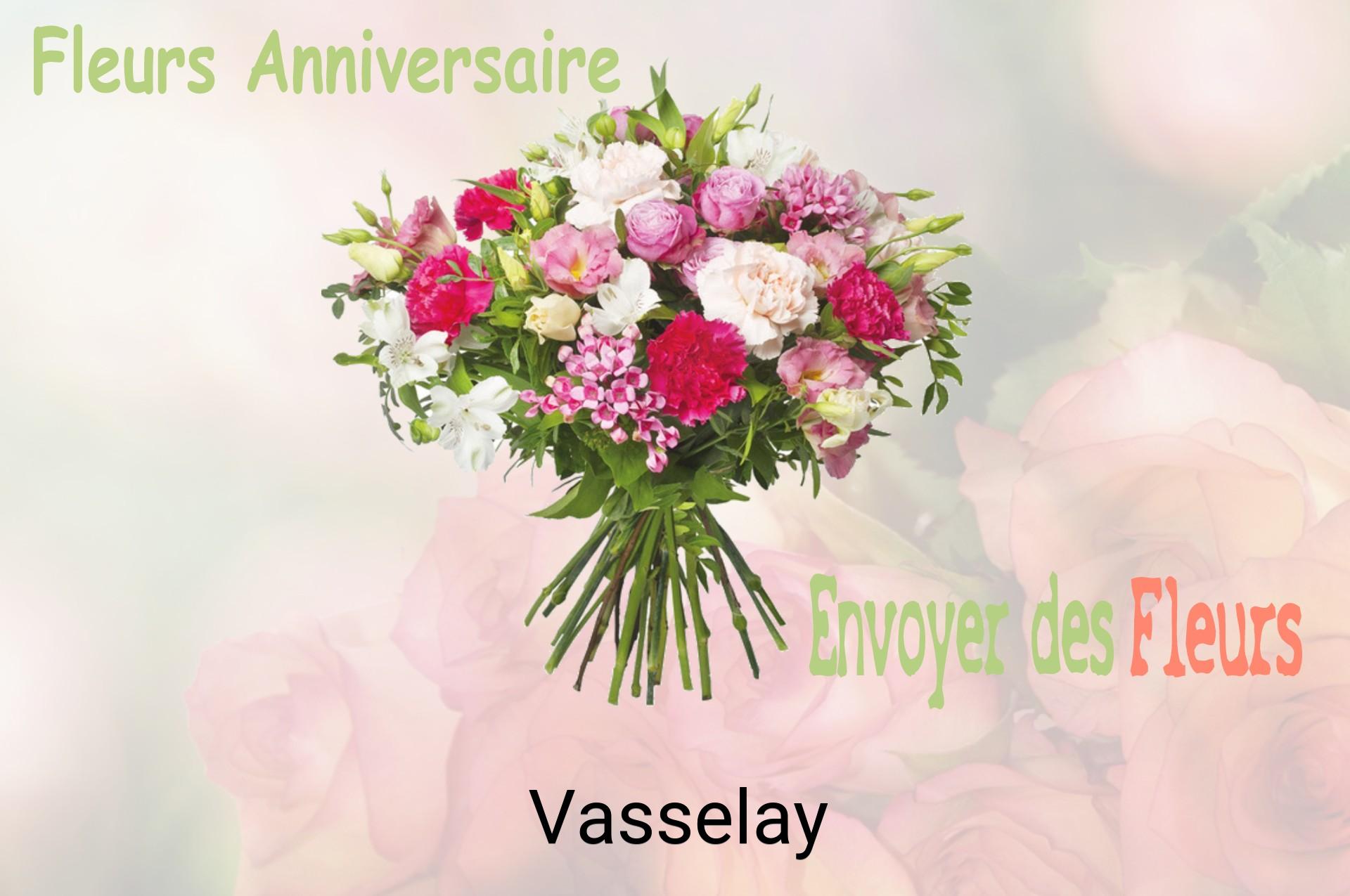 Bouquet de fleurs d’anniversaire livré à Vasselay