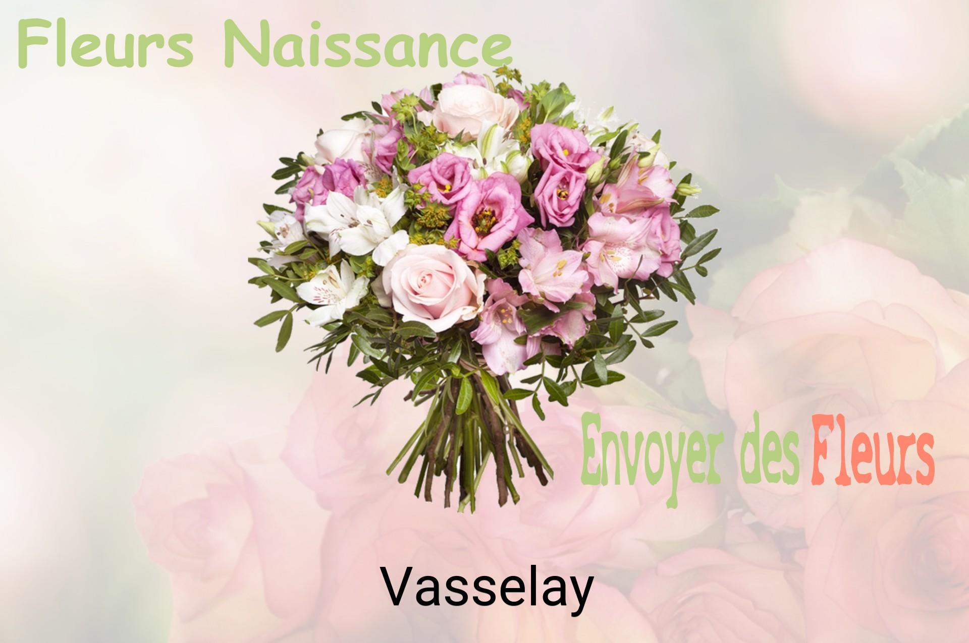 Bouquet de fleurs de naissance livré à Vasselay